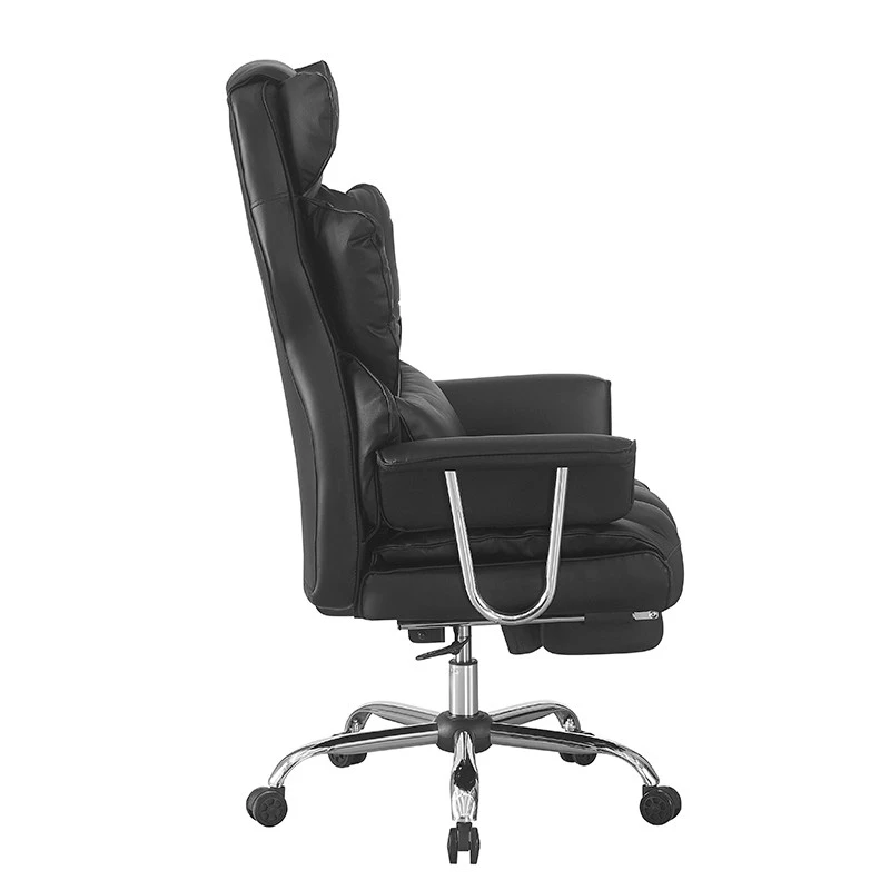 Leather Office Chair With Footrest factory