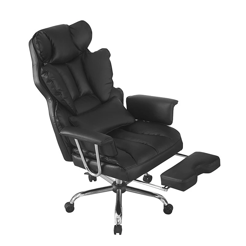 Leather Office Chair With Footrest high quality